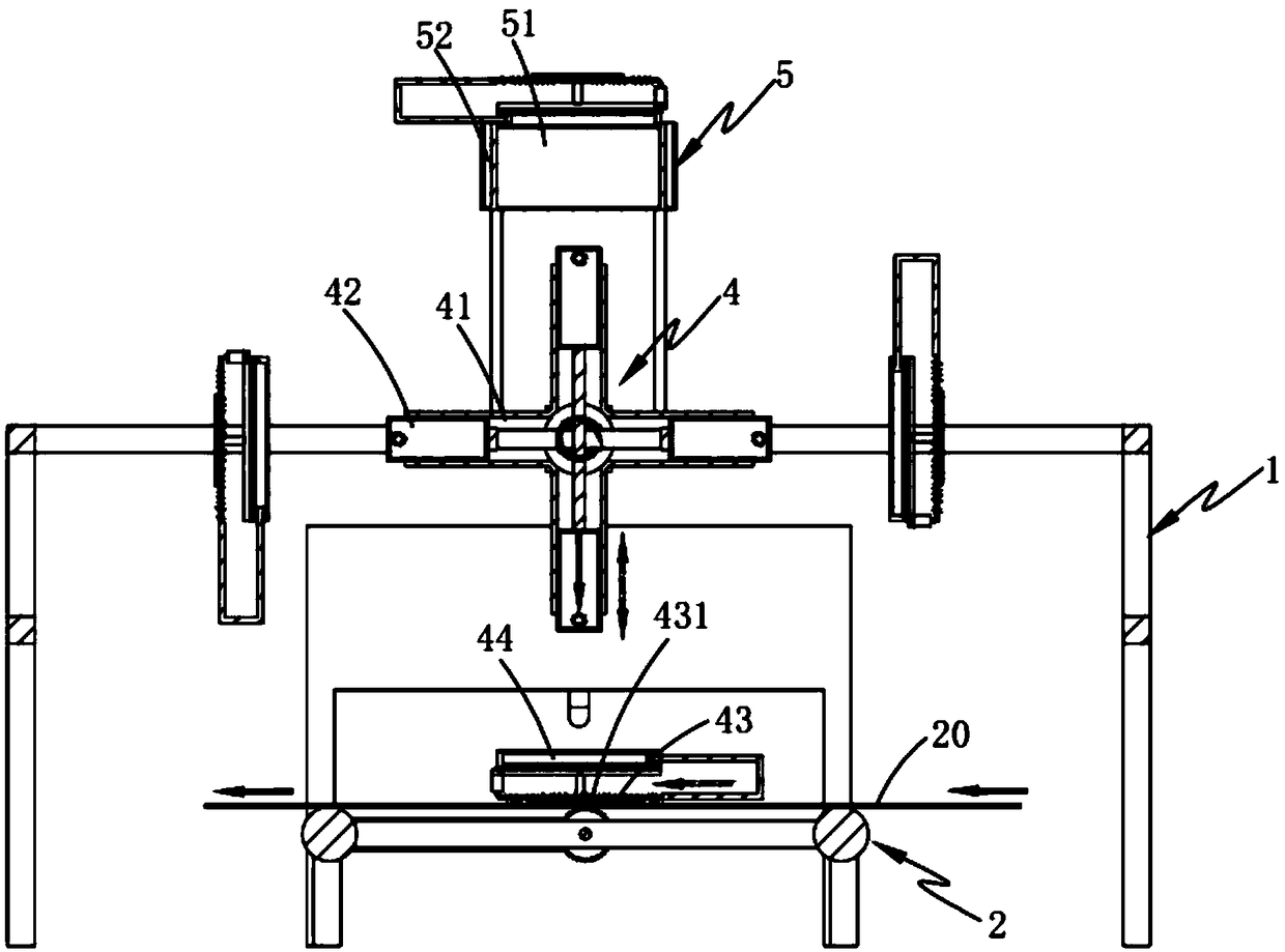 Quantitative feeding textile printing device