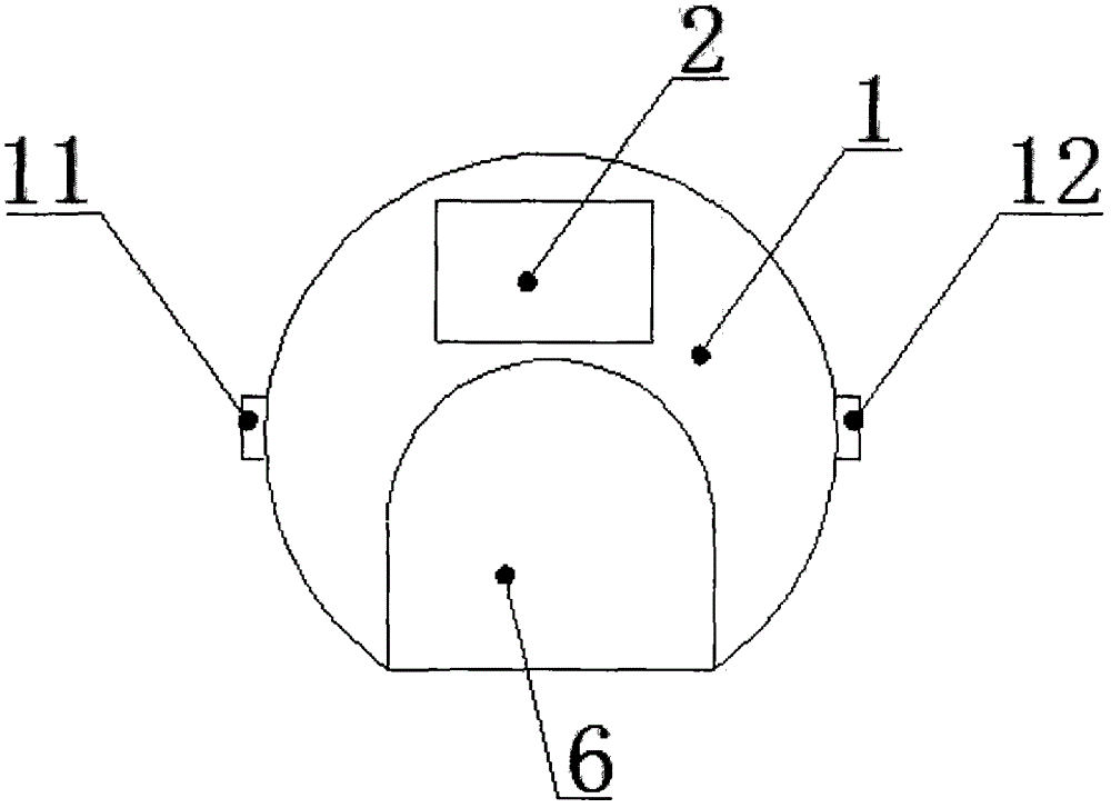 Fire disaster rescue positioning helmet