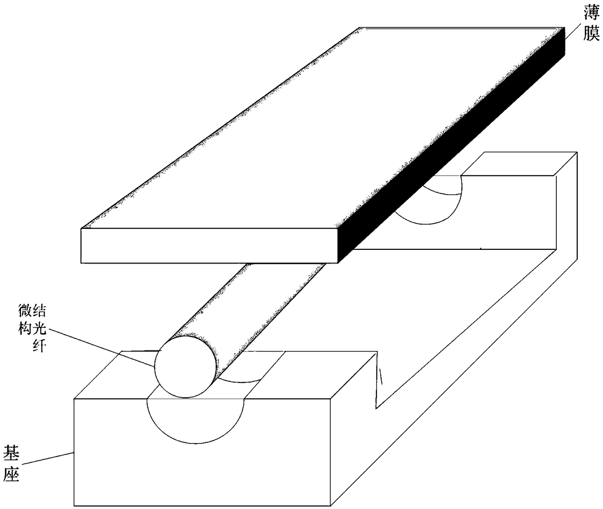 Distributed optical fiber measuring device for alimentary tract dynamic detection and application thereof