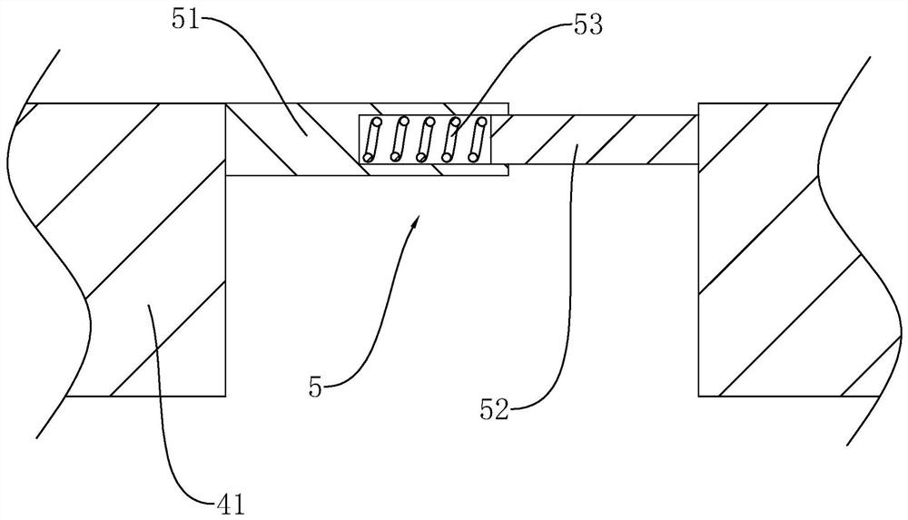 Environmentally friendly civil construction pre-embedded construction structure