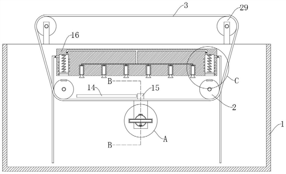 Aluminum-based circuit board etching equipment for LED lamp