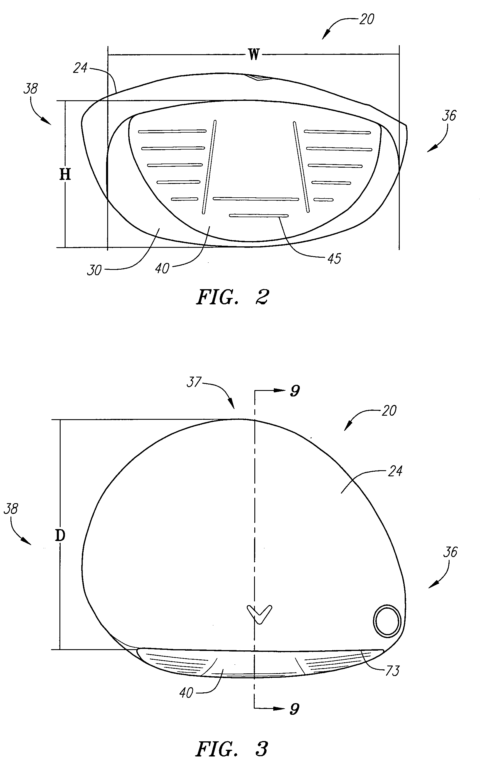 Golf club head with a face insert