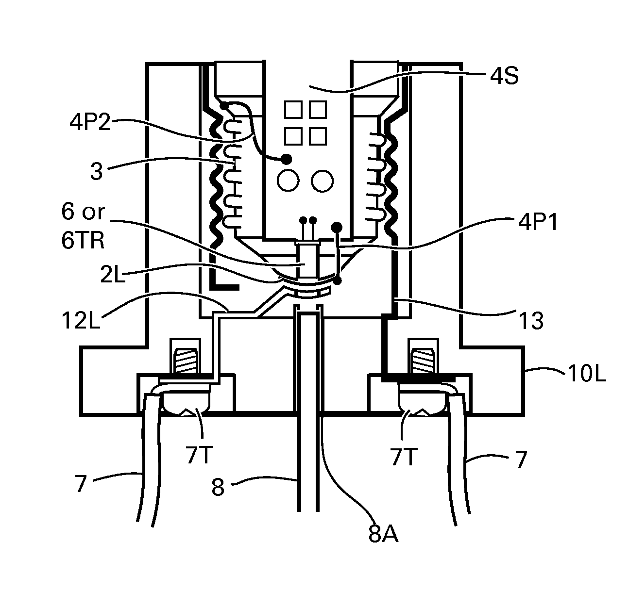 Method and apparatus for propagating optical signals along with power feed to illuminators and electrical appliances