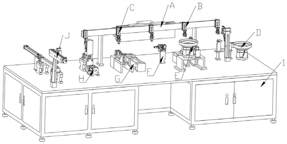 Automatic throttle valve production line