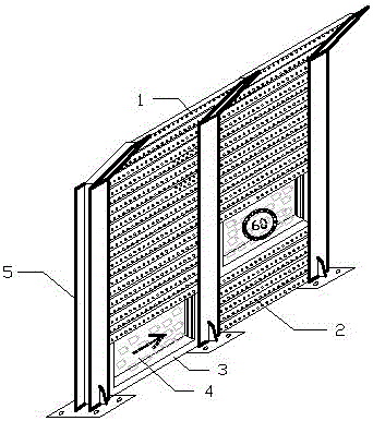 Active powder concrete noise barrier