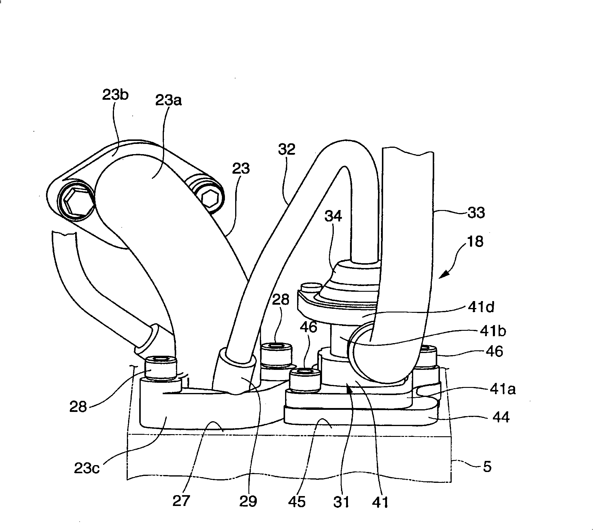 Engine and motorcycle engine