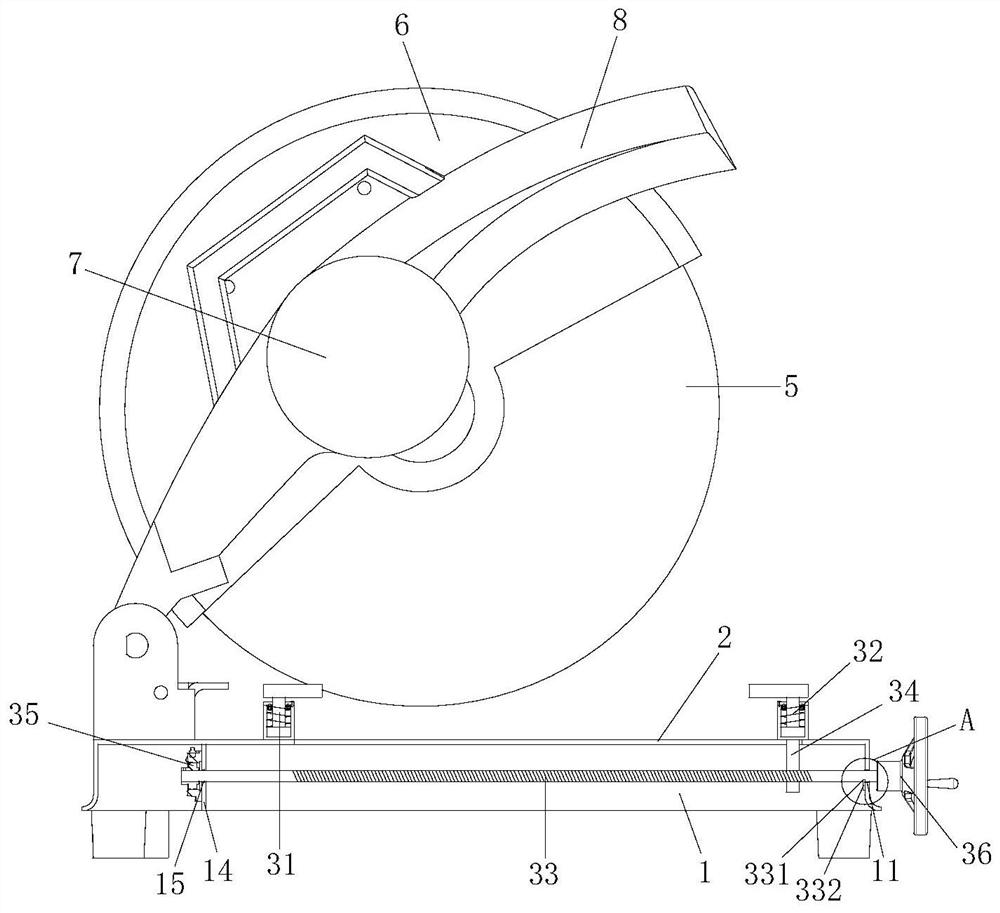 A kind of cutting machine which is convenient for fixing cutting products and its installation method