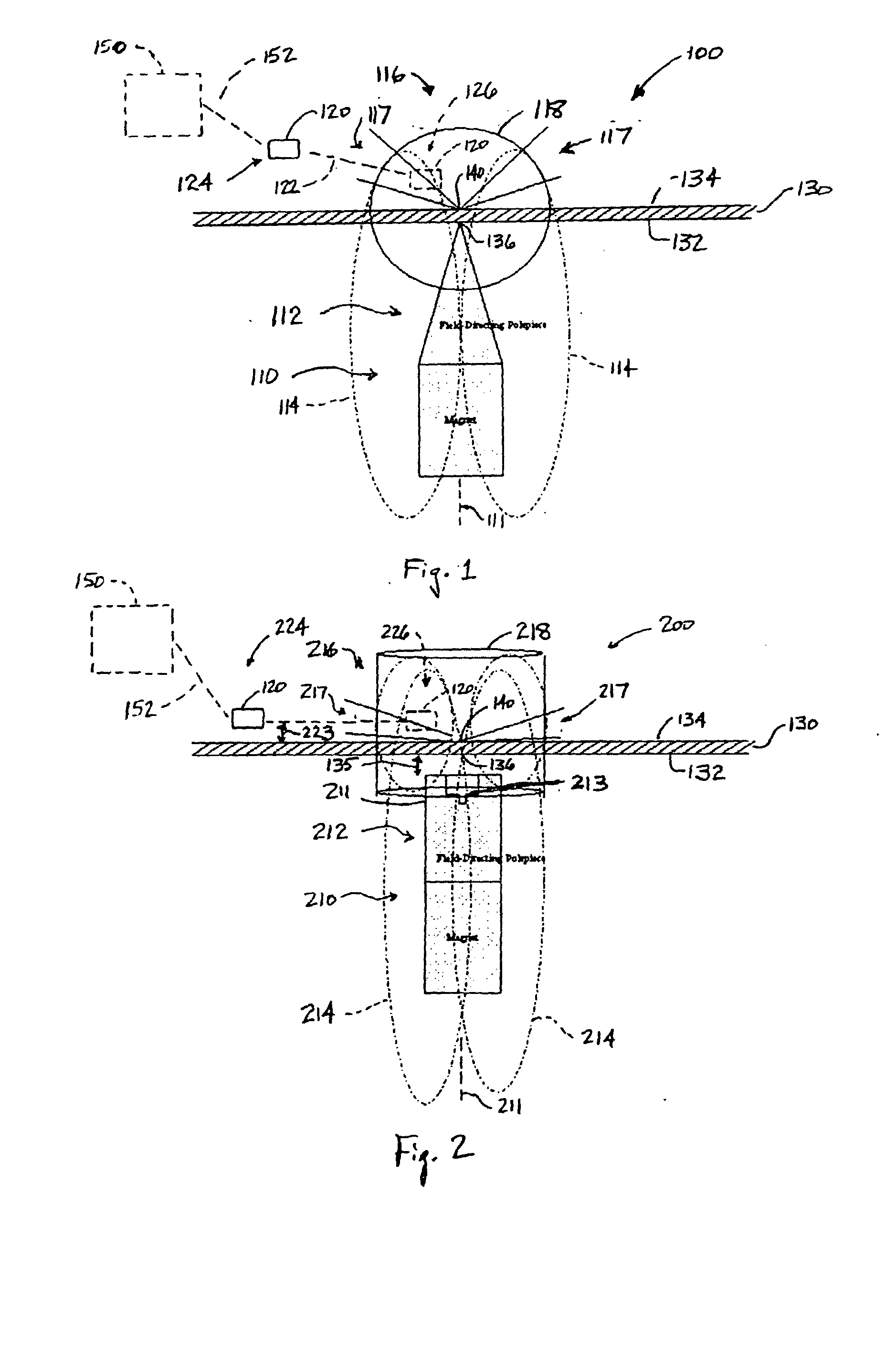 Apparatus and methods for magnetic through-skin sensing