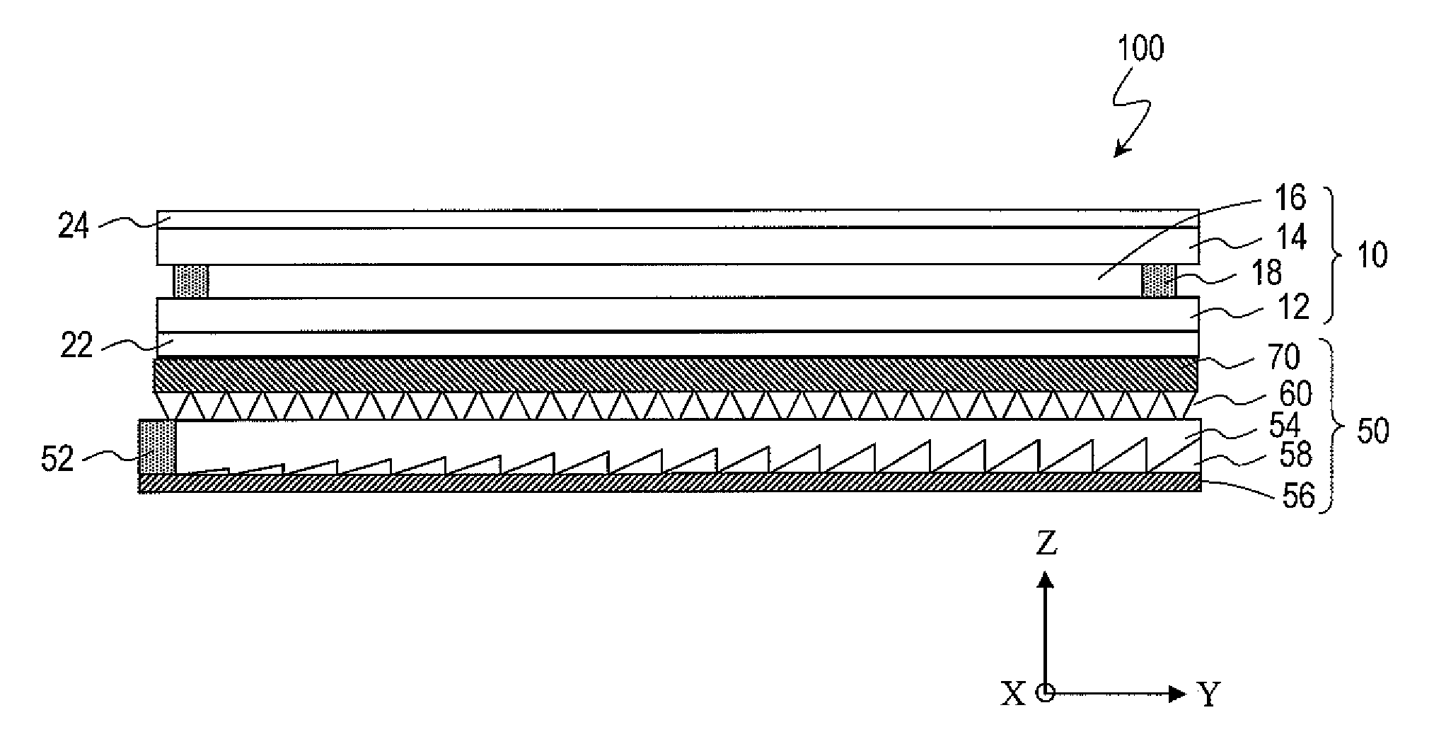 Liquid crystal display apparatus and backlight