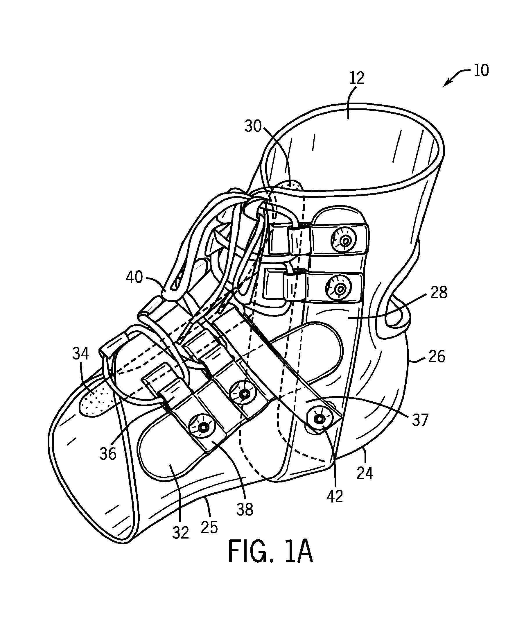 Ankle brace and method of making the same