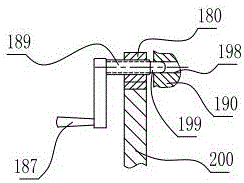 Verifying device for V-shaped splint manganese alloy glass of handle platen debris recoverer