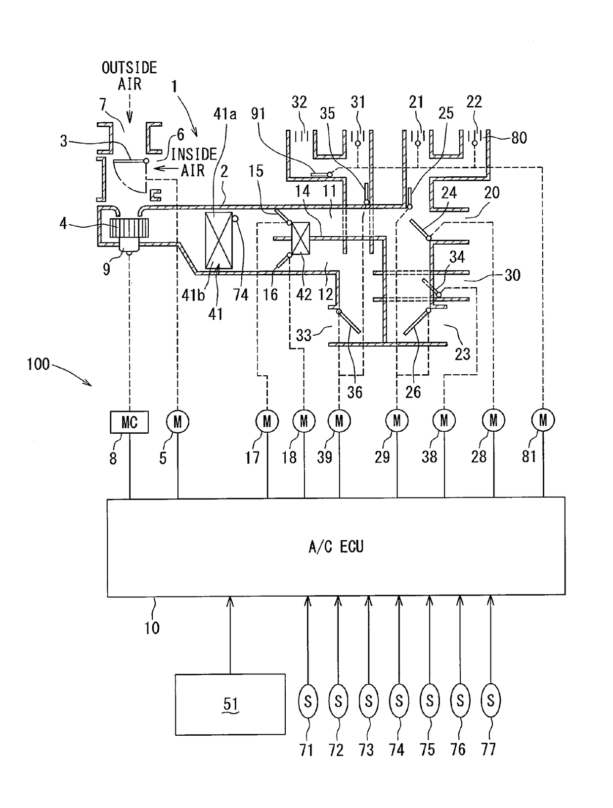 Air conditioner for vehicle