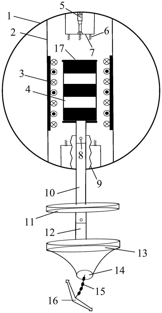 Wave energy power generation system for underwater vehicle