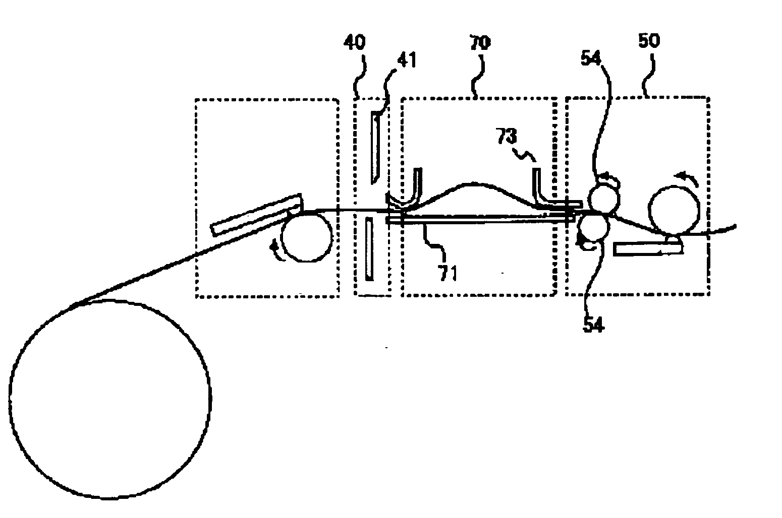 Heat-sensitive adhesive material