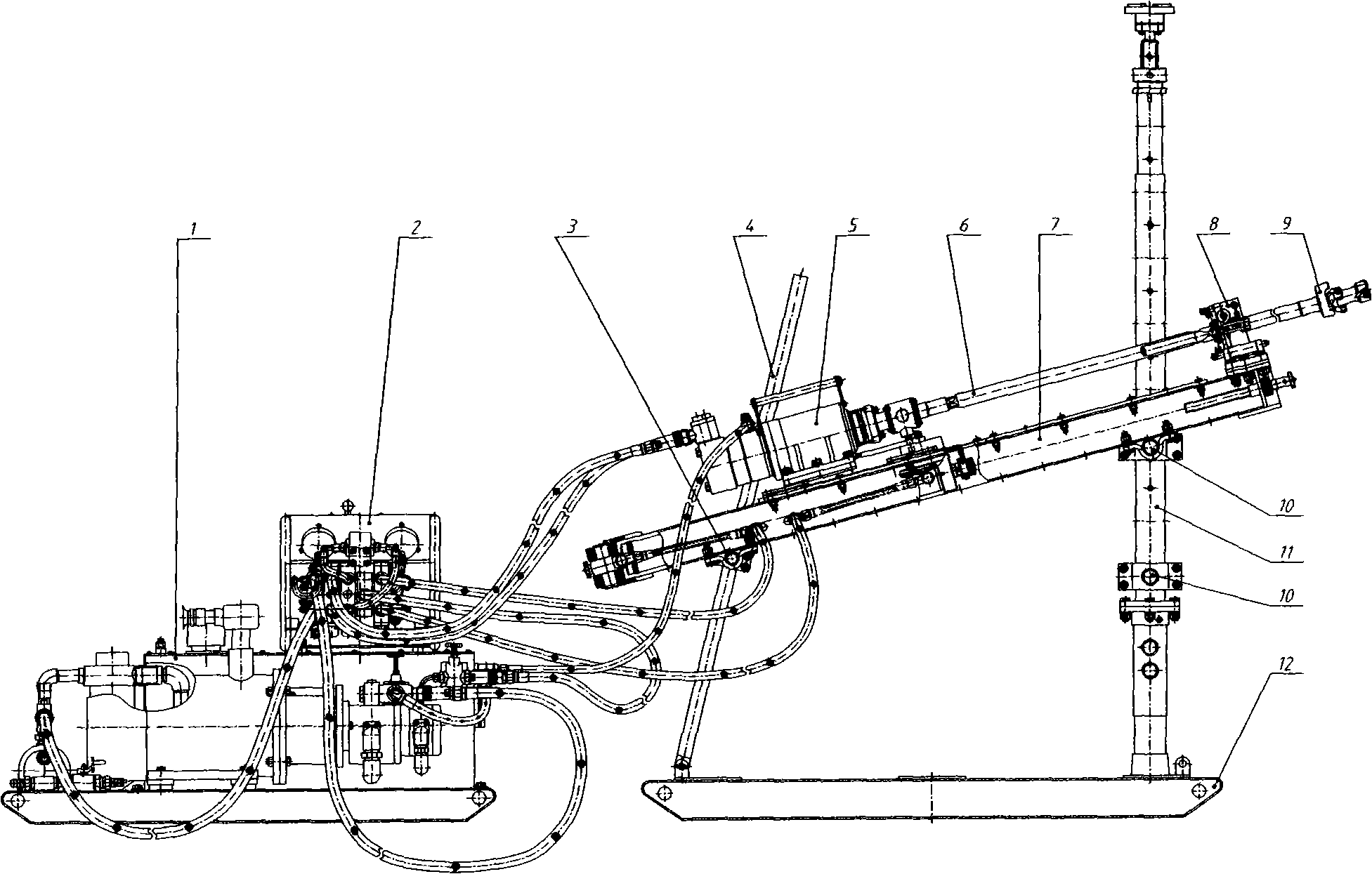 Implementation of jog-opening, adaptive ability and automatic anti-blocking and rotating function of drill