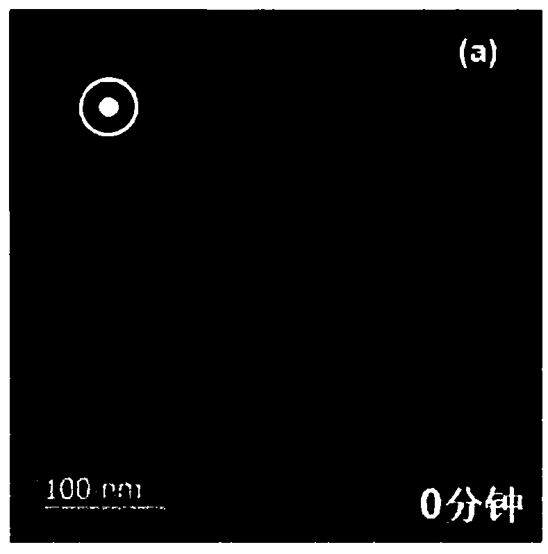 A method for electron beam irradiation to induce crystallization of germanium antimony tellurium material