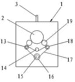 Tunnel type optical wave roasting furnace