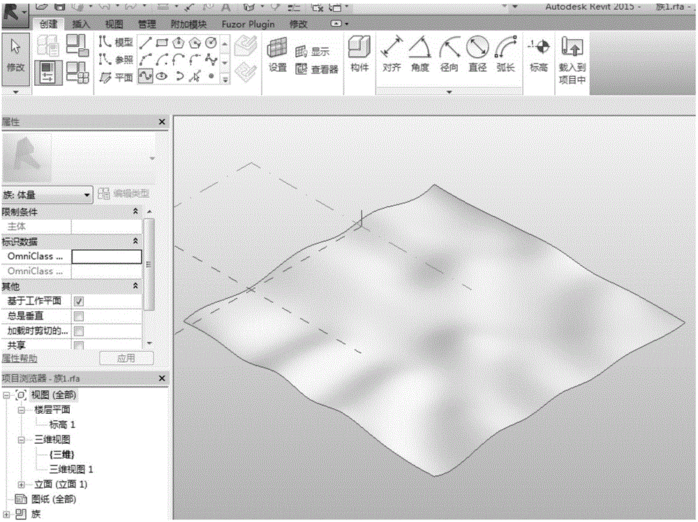 Revit three-dimensional platform-based pile foundation automatic generation and three-dimensional calculation method