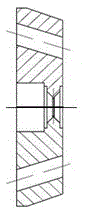 Combined sliding block forming mechanism of cavity die