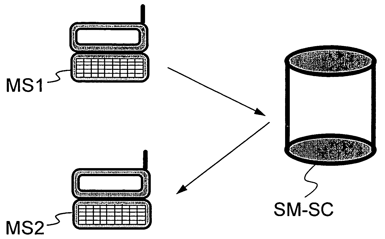 Communication network terminal supporting a plurality of applications