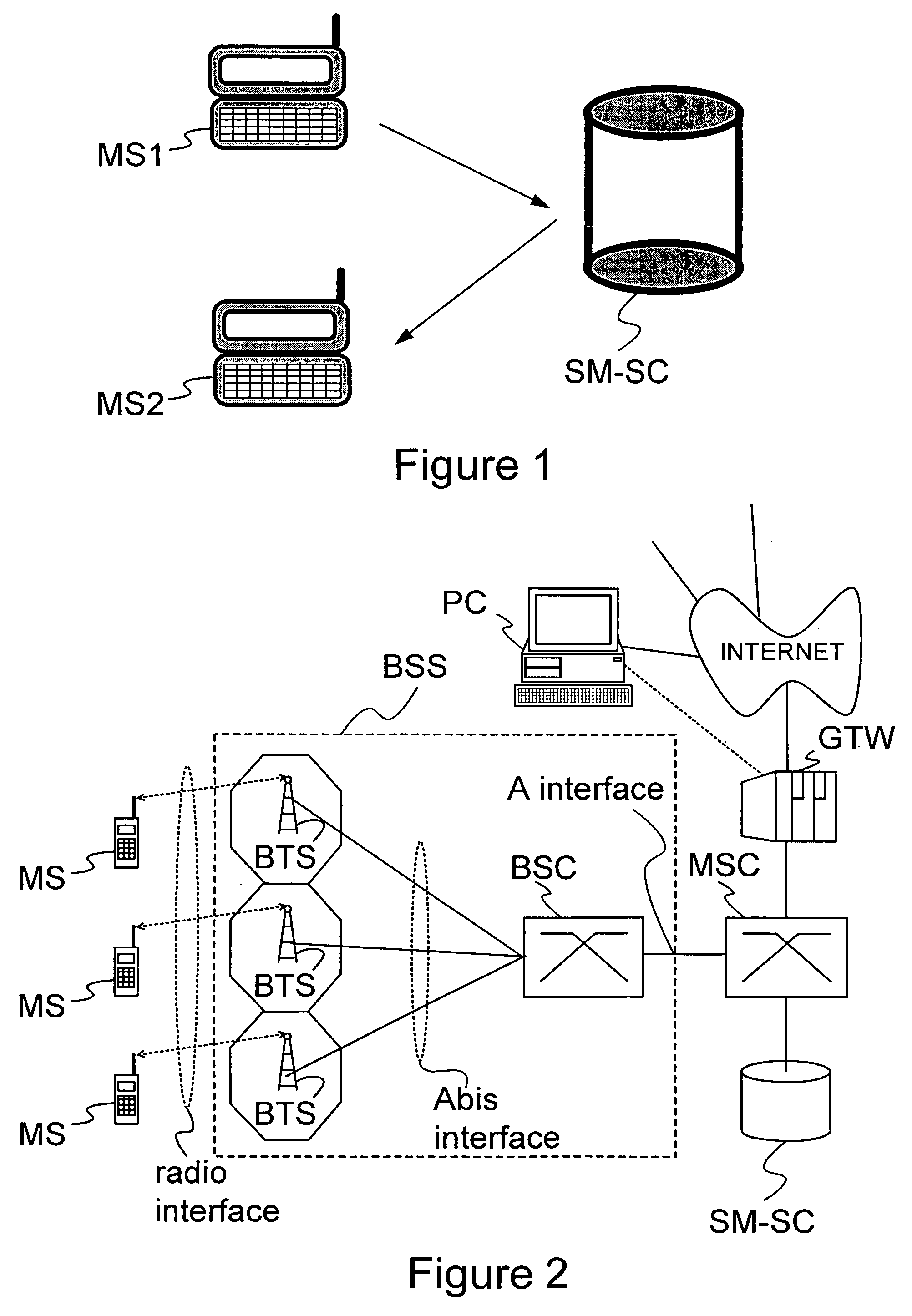 Communication network terminal supporting a plurality of applications