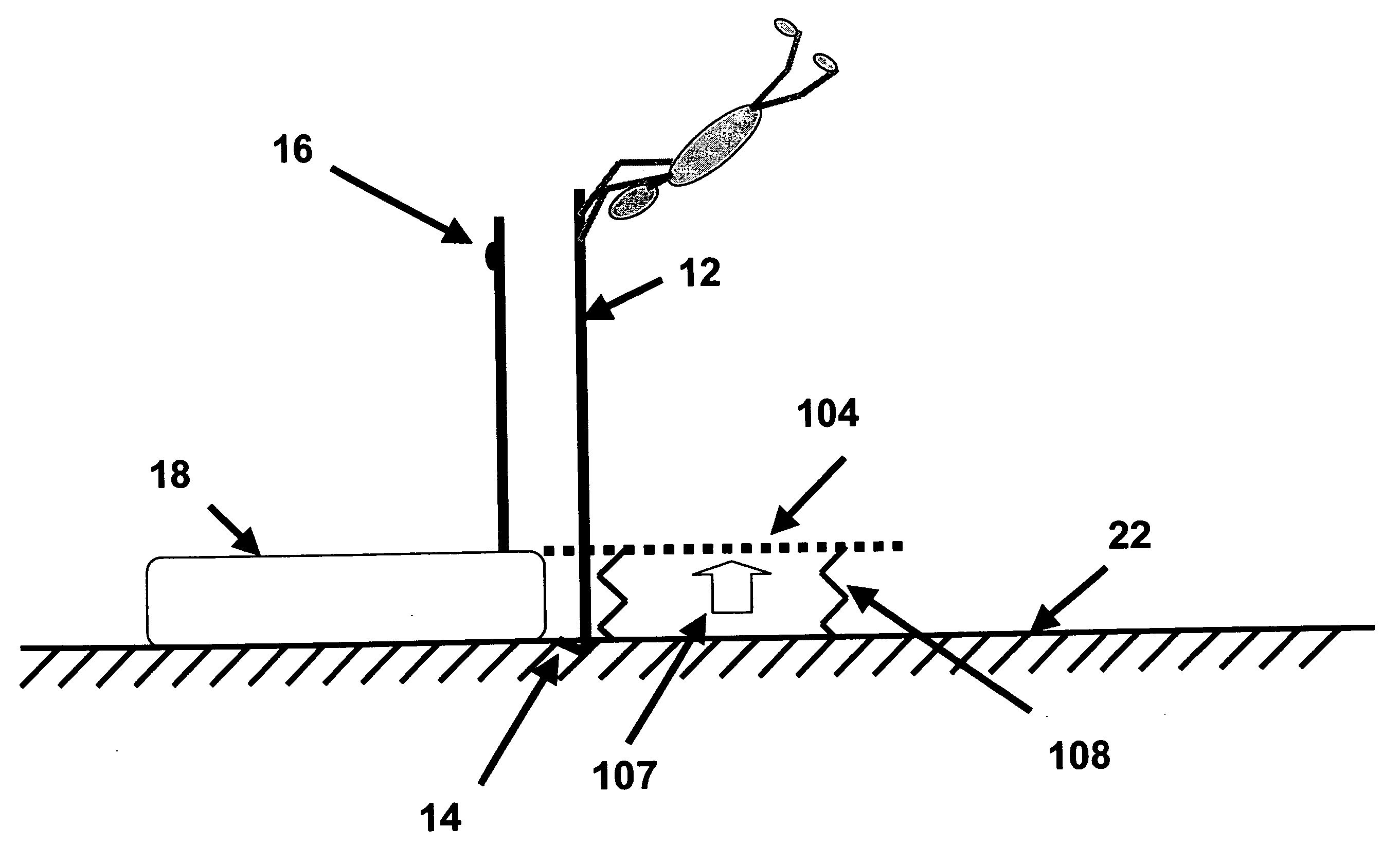 Method and system for preventing pole vault fall injuries