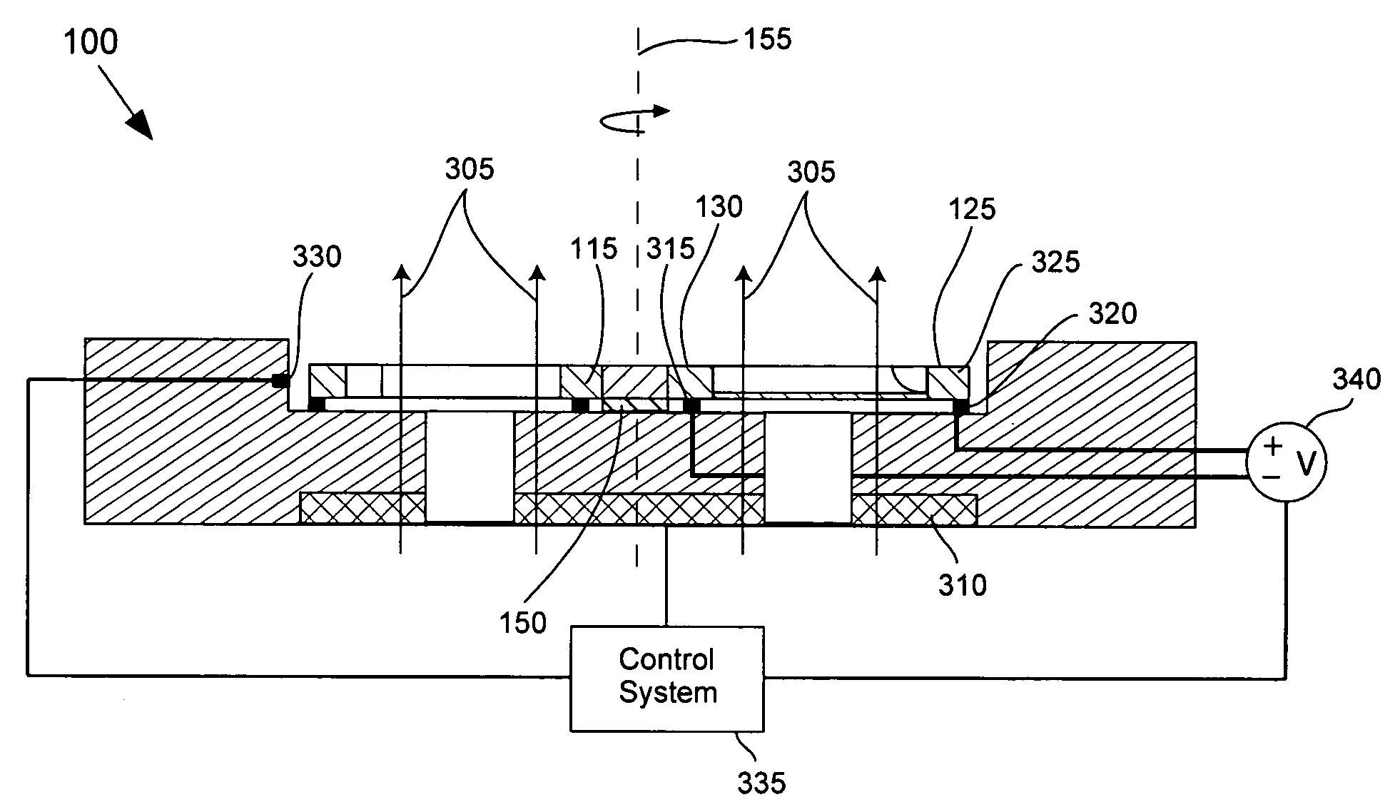 Embedded fluid pump using a homopolar motor