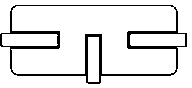 Metal sheet grounding three lead surface mount quartz resonator and production technology thereof