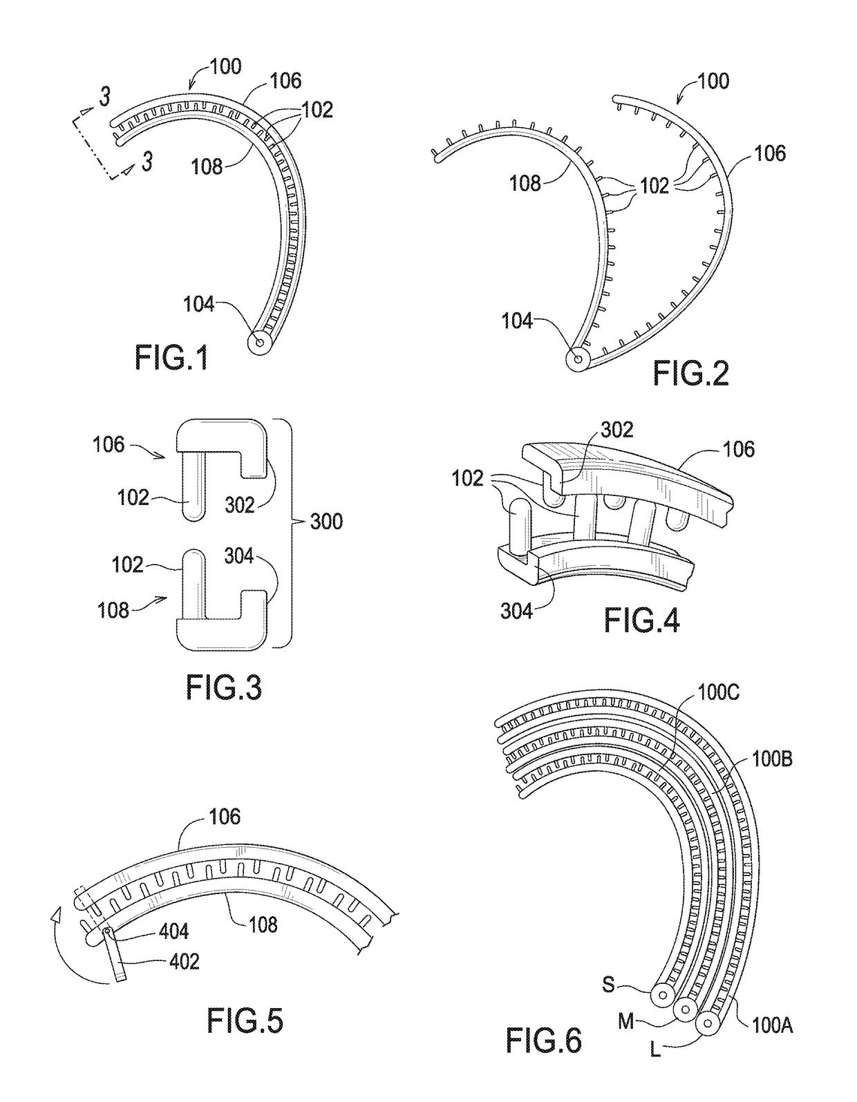 Trimming Profile and Electric Clippers Guide Attachment For Trimming Hair Around the Human Ear