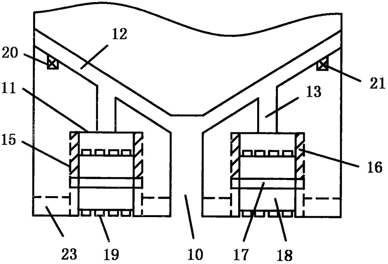 Hydrolysis tank aeration device for feces resource treatment