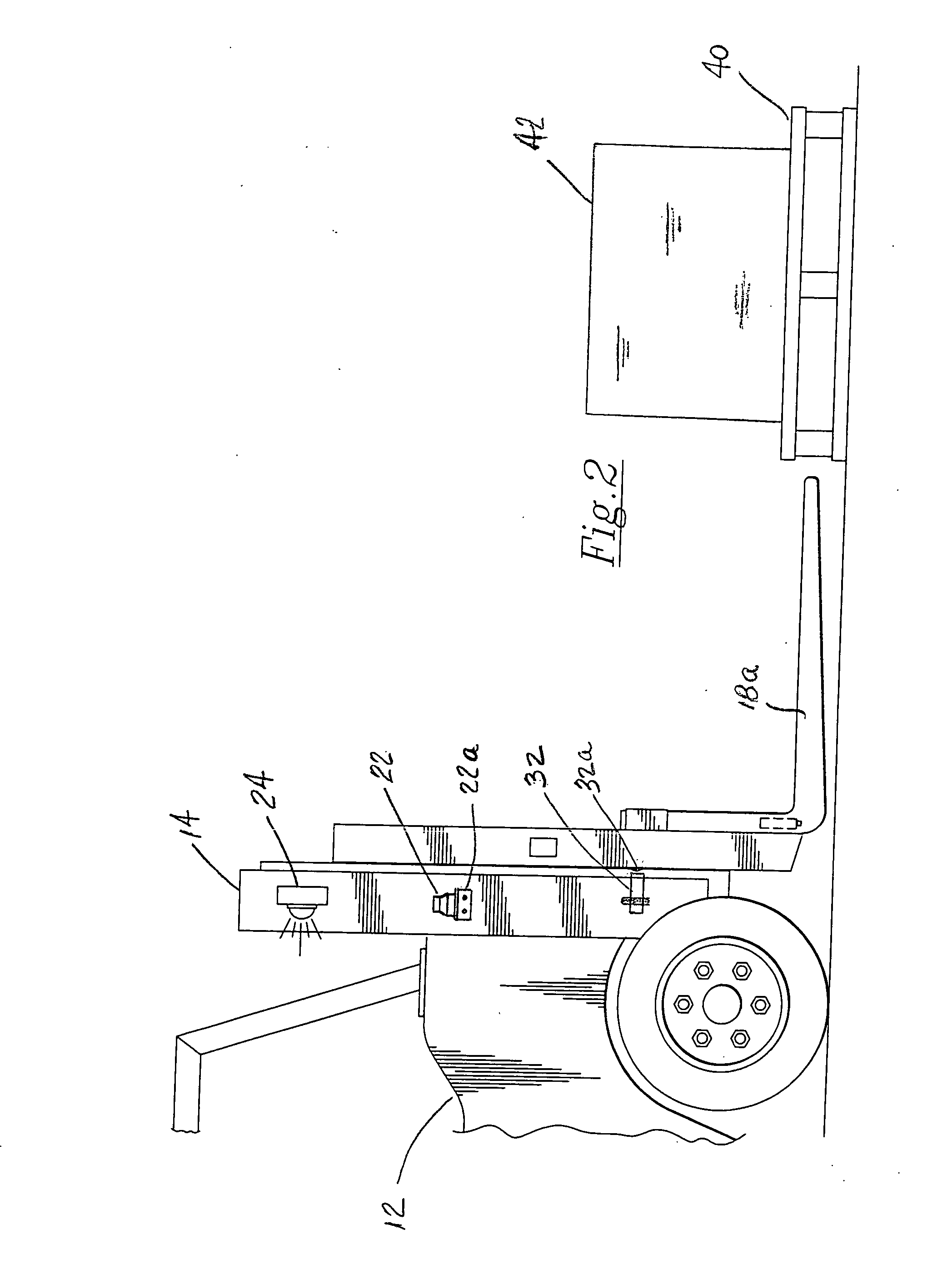 Lift truck fork aligning system with operator indicators