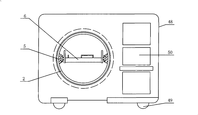 Stereoscopic rotary hospital bed