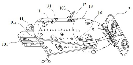 High-resistance underwater cable robot and control method thereof