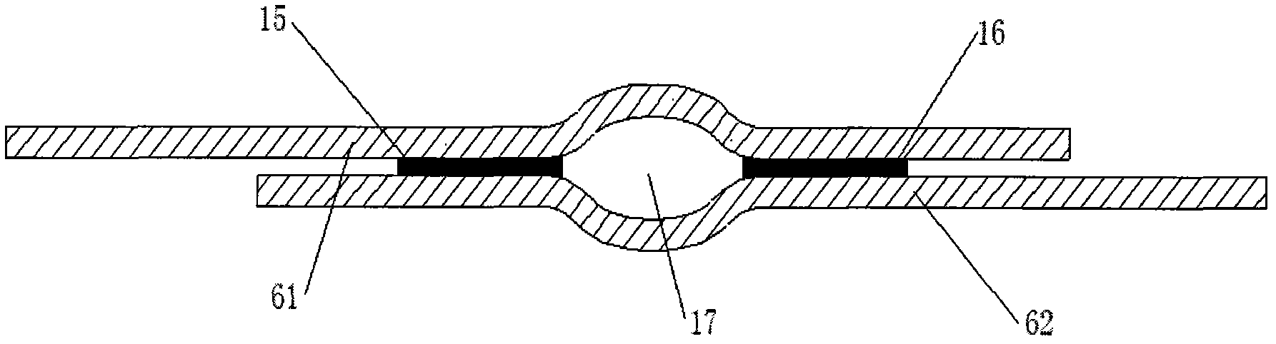 Method for paving HDPE (high-density polyethylene) geomembranes in refuse landfill