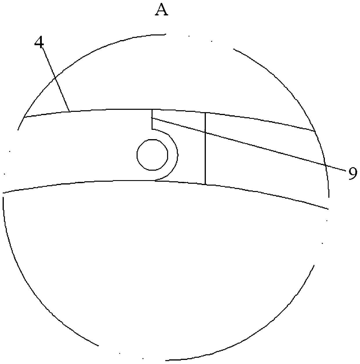 A foldable net frame