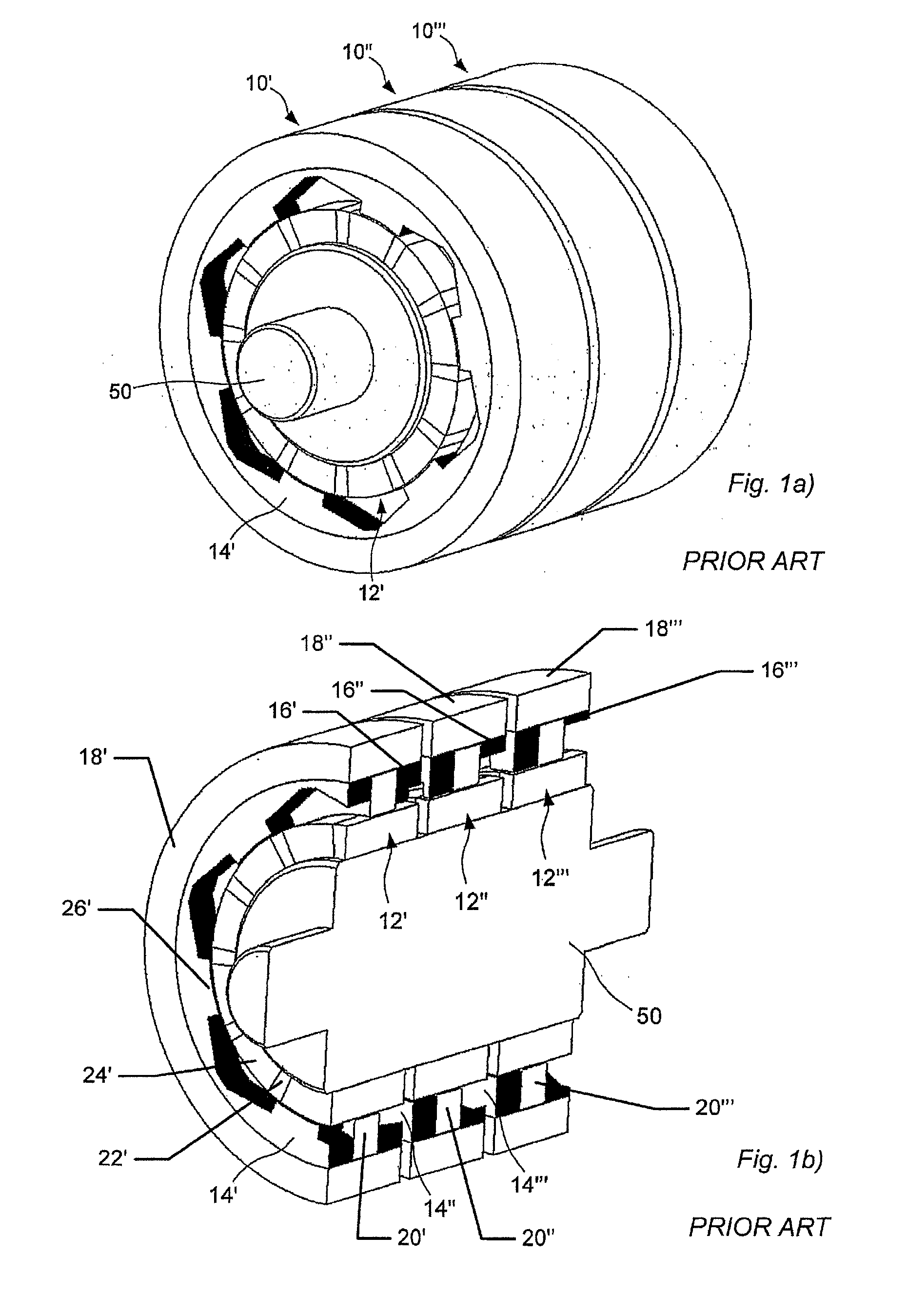 Multi-phase stator device