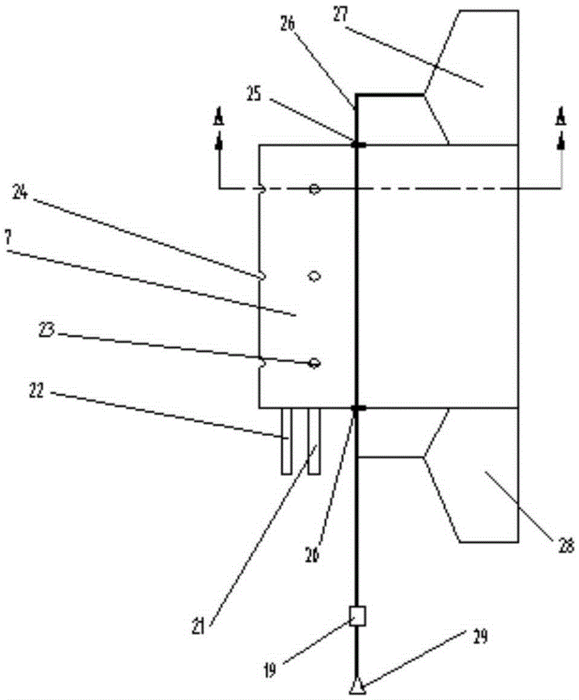 Nozzle wind speed measurement system and method suitable for cold test of pulverized coal burner