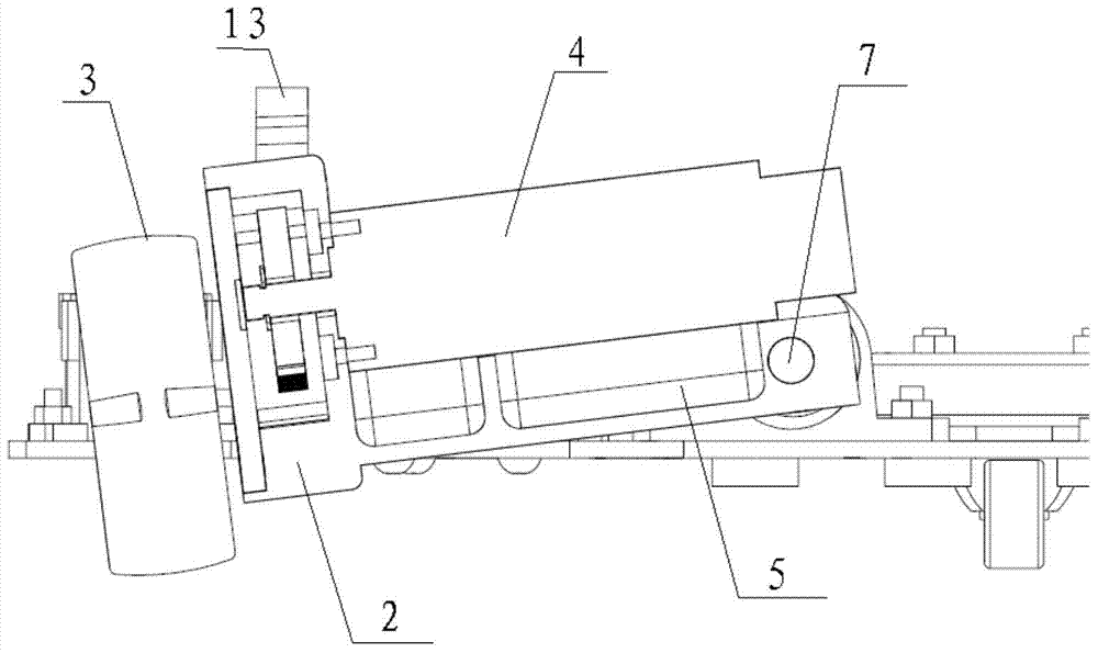 A robot chassis and service robot