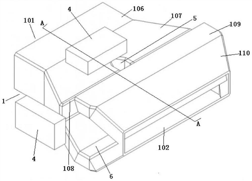 Air conditioner air outlet structure and vehicle