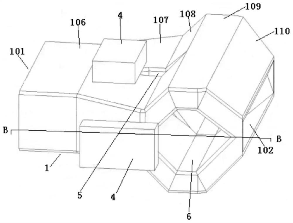 Air conditioner air outlet structure and vehicle