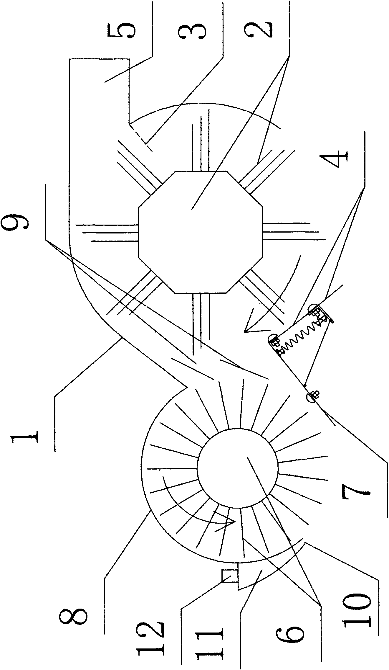 Sweeping mechanism of road sweeper