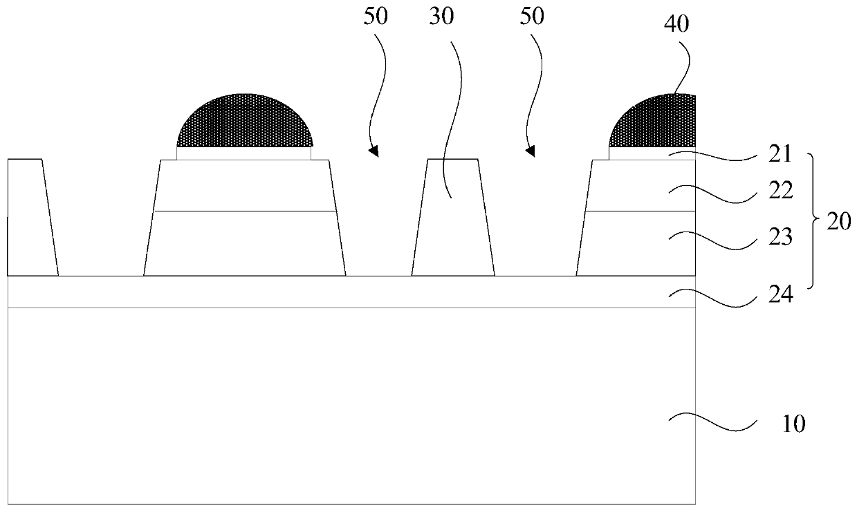 Light-emitting diode chip array and display panel