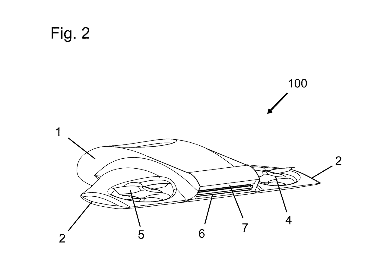 Hybrid axial/cross-flow fan multi-rotor aerial vehicle