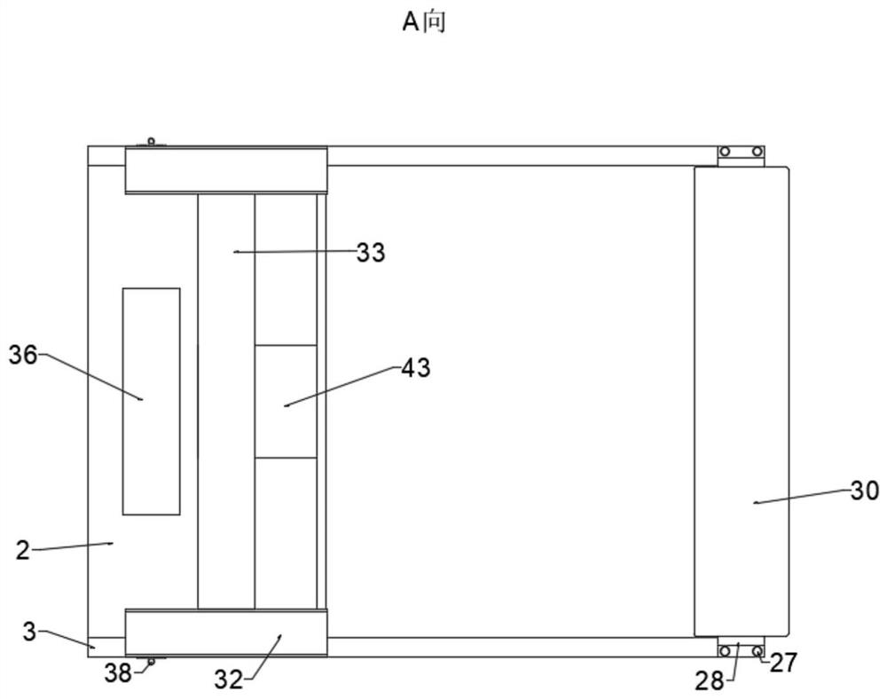 Hip lifting and sterile sheet laying device for gynecological operating bed