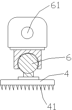 Lifting platform supporting leg