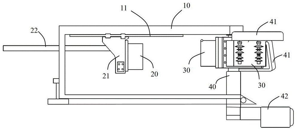 Automatic pressure gel forming device of epoxy resin