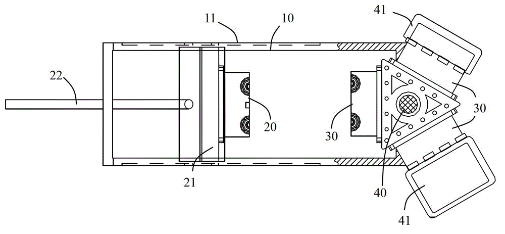 Automatic pressure gel forming device of epoxy resin