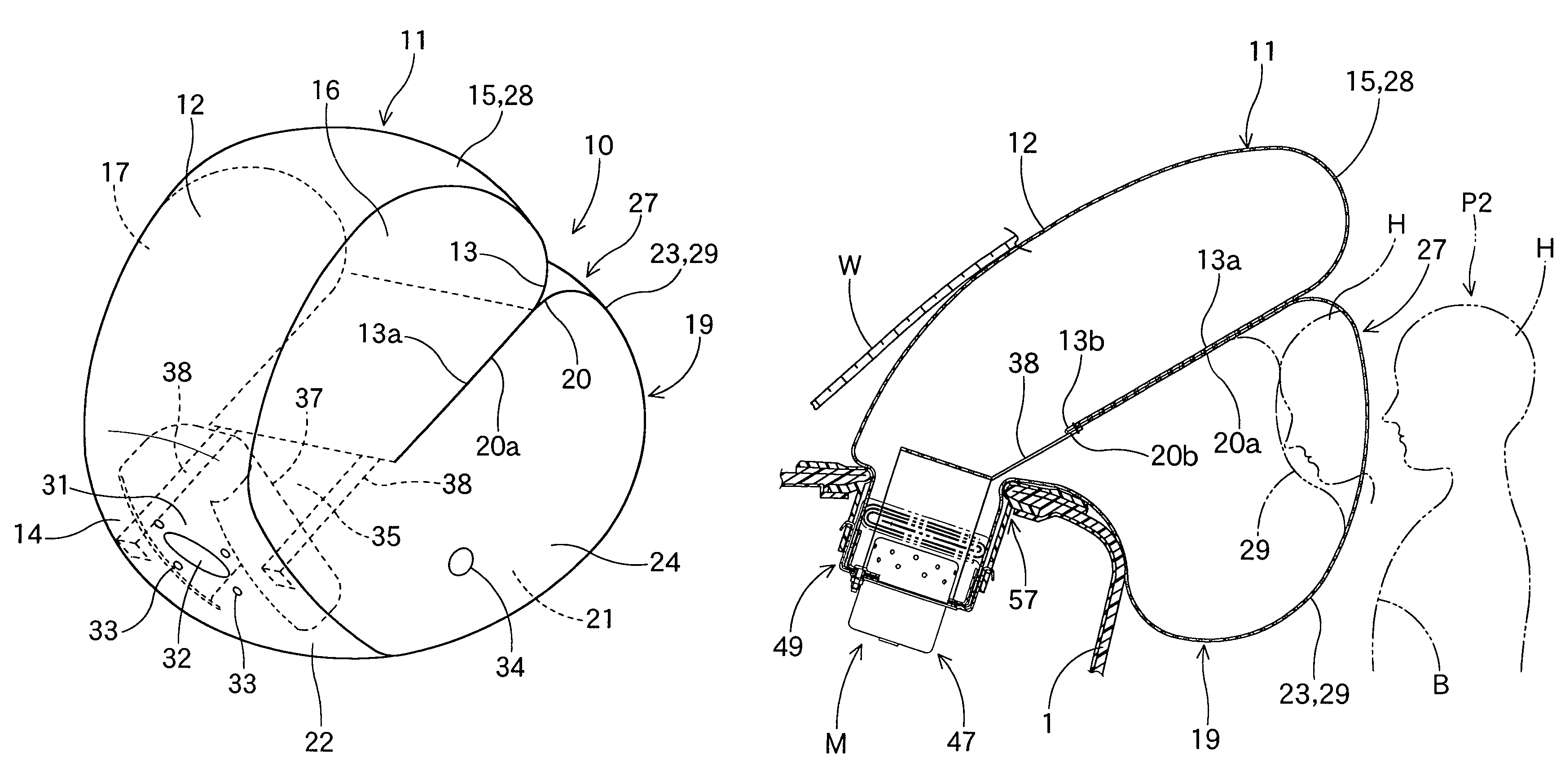 Airbag device for front passenger's seat