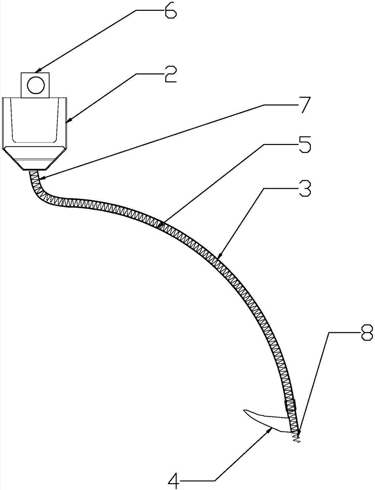 Precise fertilizing mechanism of rice transplanter