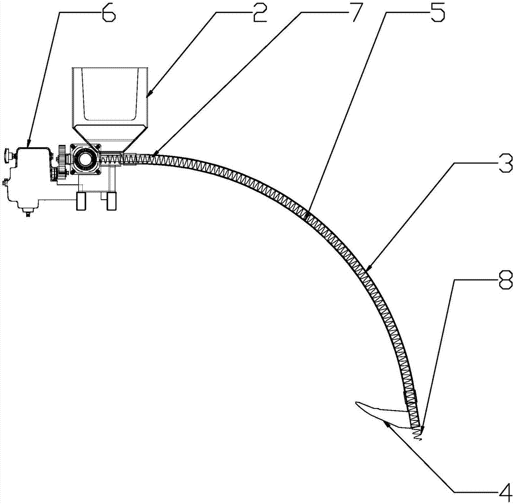 Precise fertilizing mechanism of rice transplanter